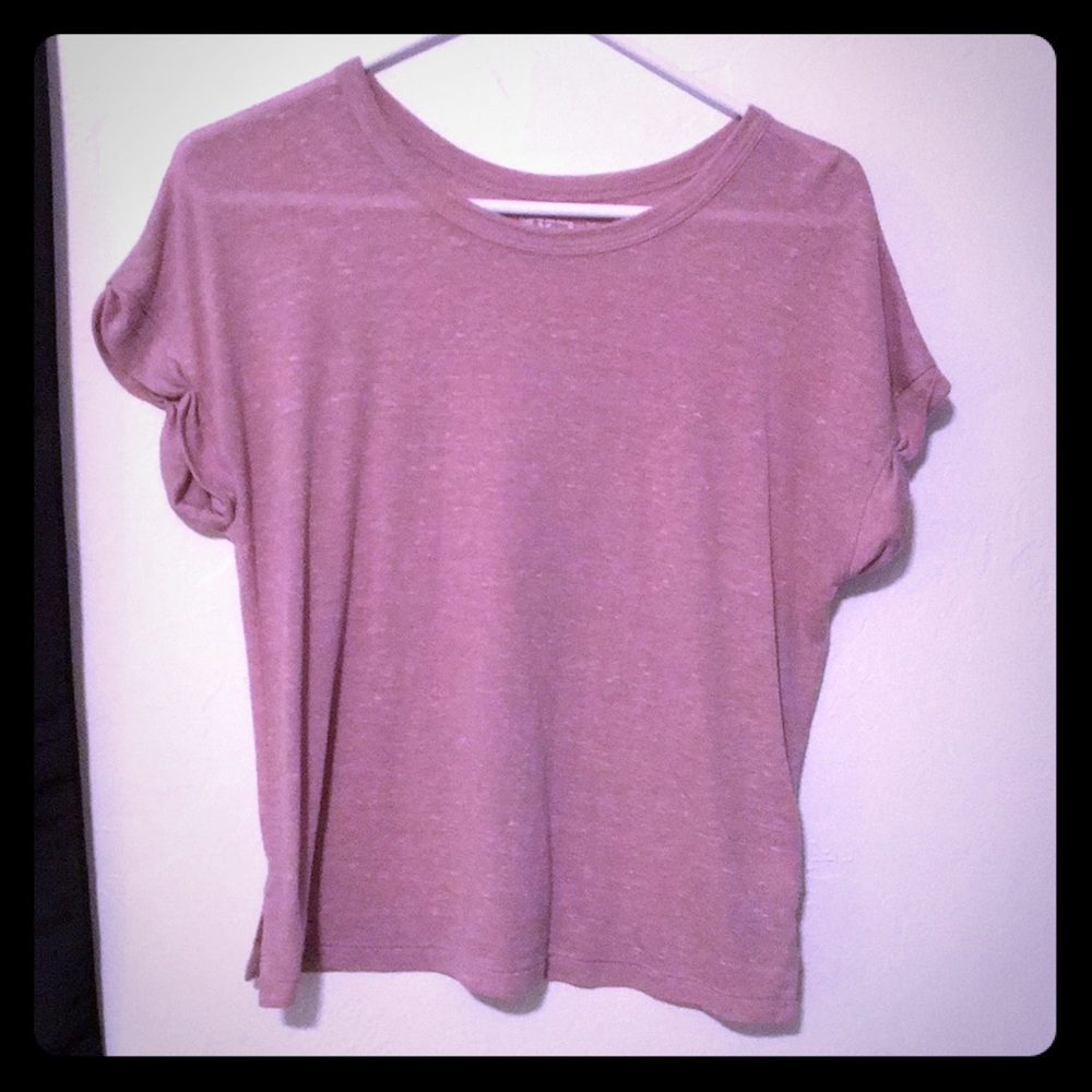 Cute pink shirt.